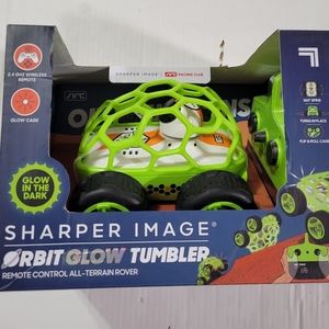 Sharper Image Orbit Glow Tumbler - Remote Control- New